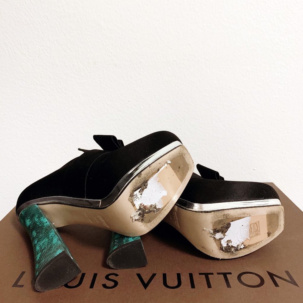 Miu Miu Black Platform Bootie - image 7